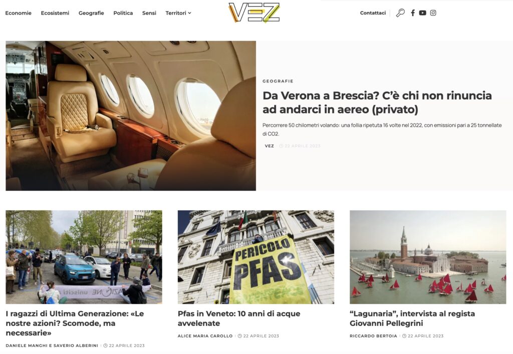 VeZ homepage